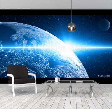 Picture of Planet Earth in spaceGlobe in galaxy Elements of this image furnished by NASA